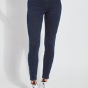 Lysse'  Toothpick Denim Jean Leggings Indigo NWT Size L